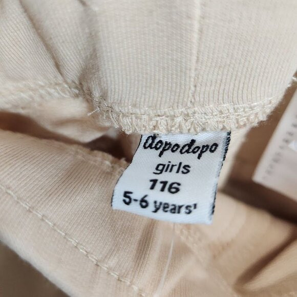 NWT Dopodopo Girls Pull On Jeggings in Tan - Size 5-6 Years - Picture 5 of 6
